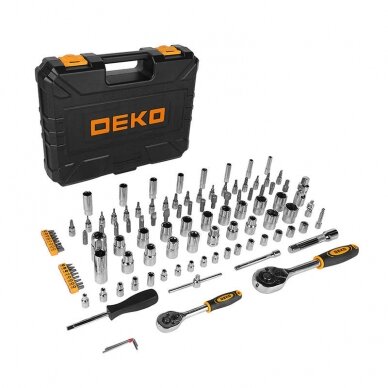 Rankinių įrankių rinkinys Deko Tools DKAT108, 108 vnt. 1