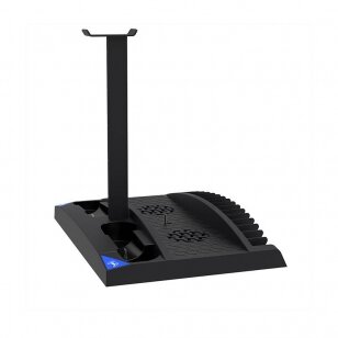 iPega PG-P5013B Daugiafunkcinis stovas skirtas PS5 ir priedams (juodos spalvos)