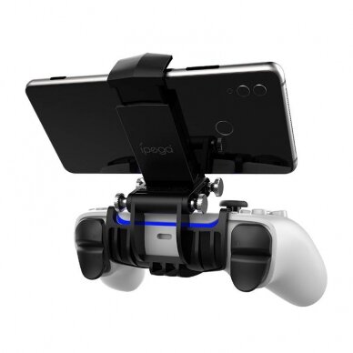 iPega PG-P5005 Mobilaus telefono stovas skirtas PS5 žaidimų pulteliui (juodos spalvos) 3