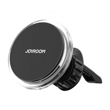 Joyroom JR-ZS291 magnetinis automobilinis telefono laikiklis su indukciniu pakrovėju (juodos spalvos)
